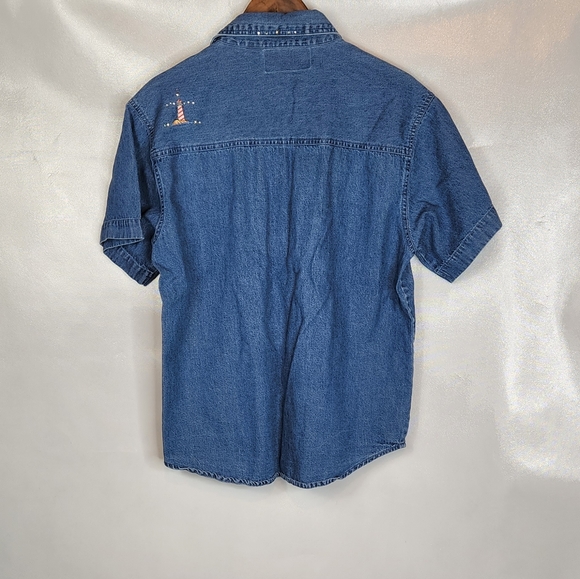 Shipshe Denim Button Down Shirt Lighthouse - Picture 10 of 12
